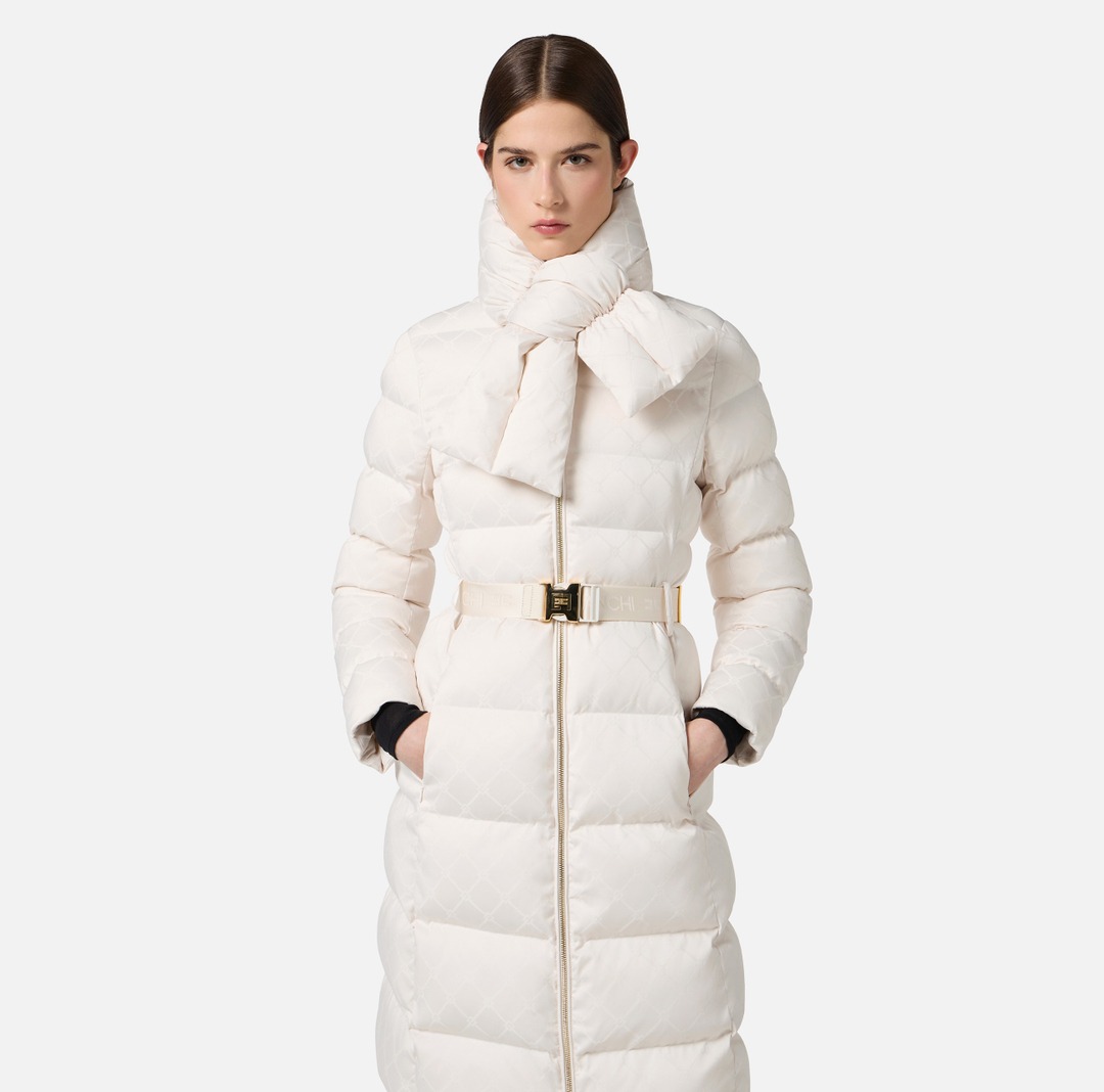 ELISABETTA FRANCHI _Piumino _PI84D56E2_ Milk (3)