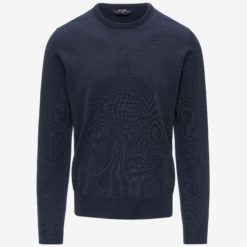 K-WAY Maglia Uomo SEBASTIEN MERINO K2142EW BLUE FADED MEL KA8