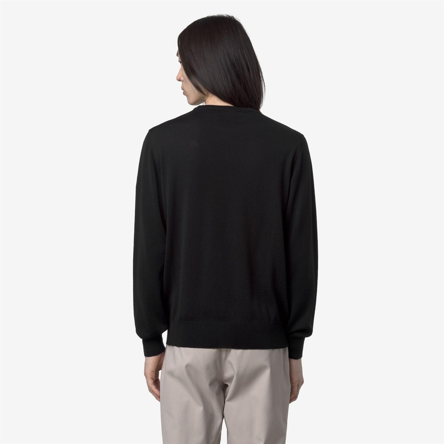 K-WAY Maglia Uomo SEBASTIEN MERINO K2142EW Black Pure USY (2)