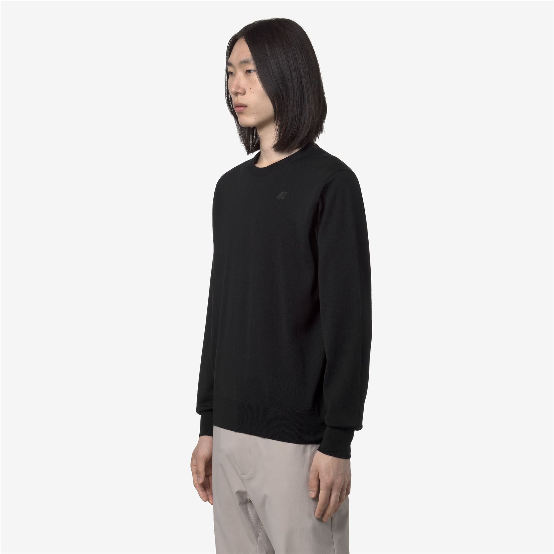 K-WAY Maglia Uomo SEBASTIEN MERINO K2142EW Black Pure USY (3)