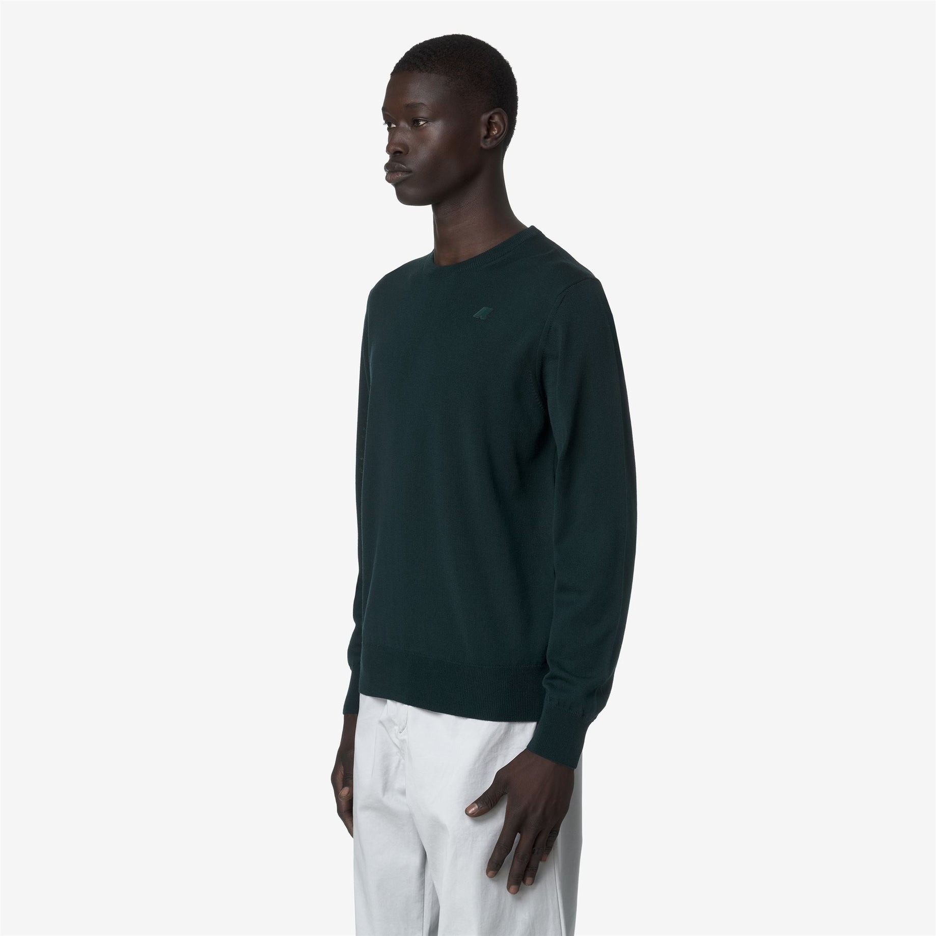 K-WAY Maglia Uomo SEBASTIEN MERINO K2142EW Green Ponderosa 614 (3)