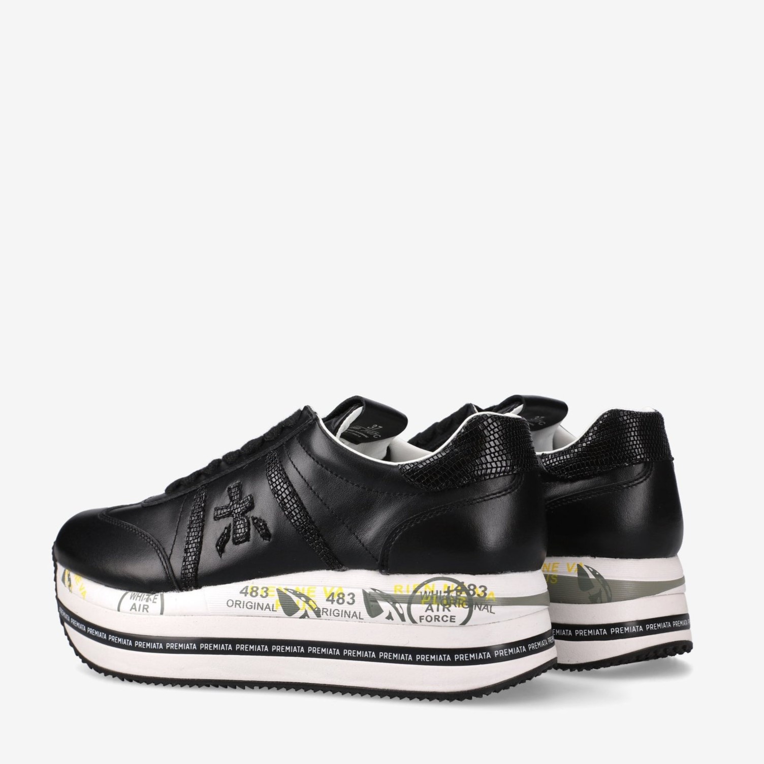 PREMIATA Scarpe Donna BETH VAR 7107 Black (3)