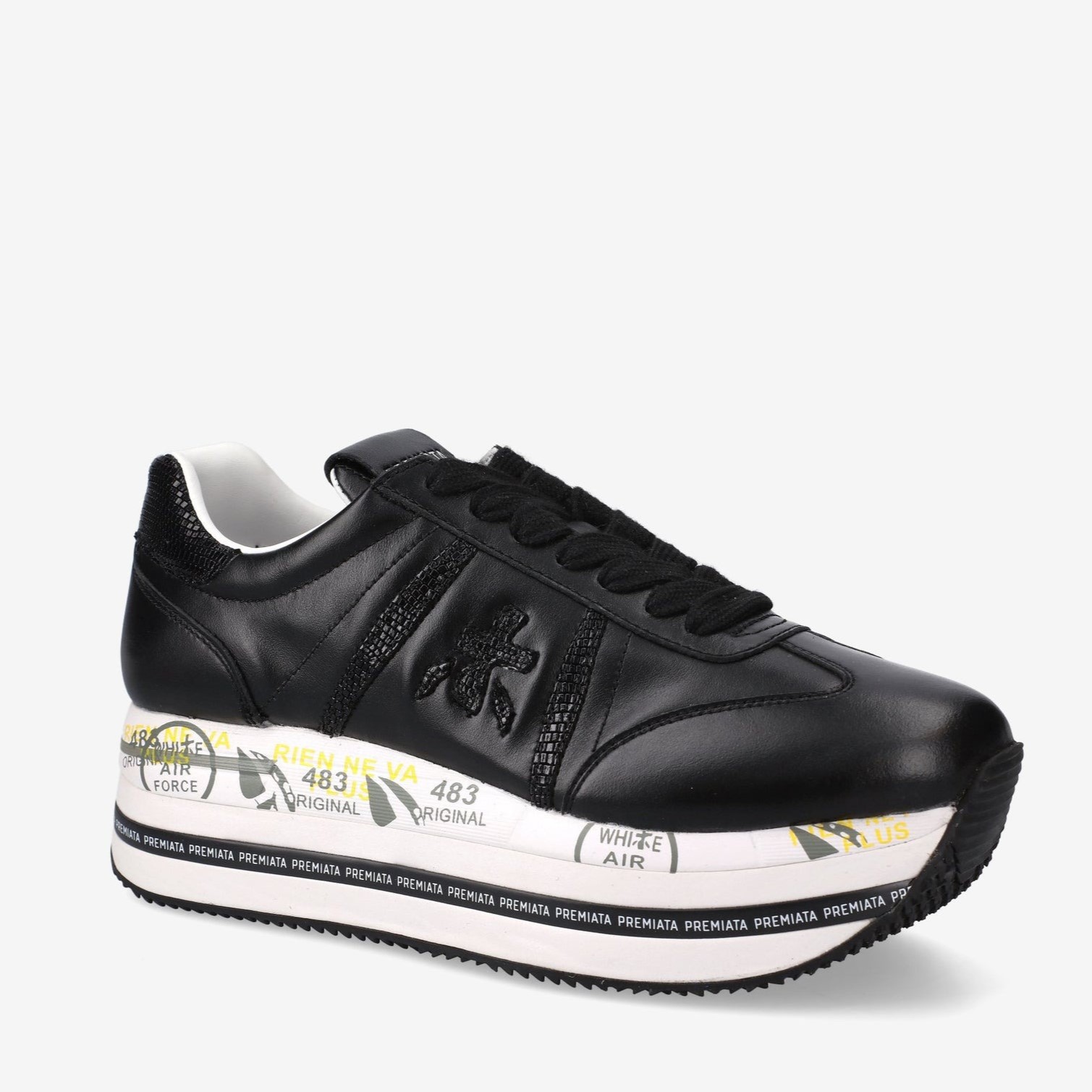 PREMIATA Scarpe Donna BETH VAR 7107 Black (6)