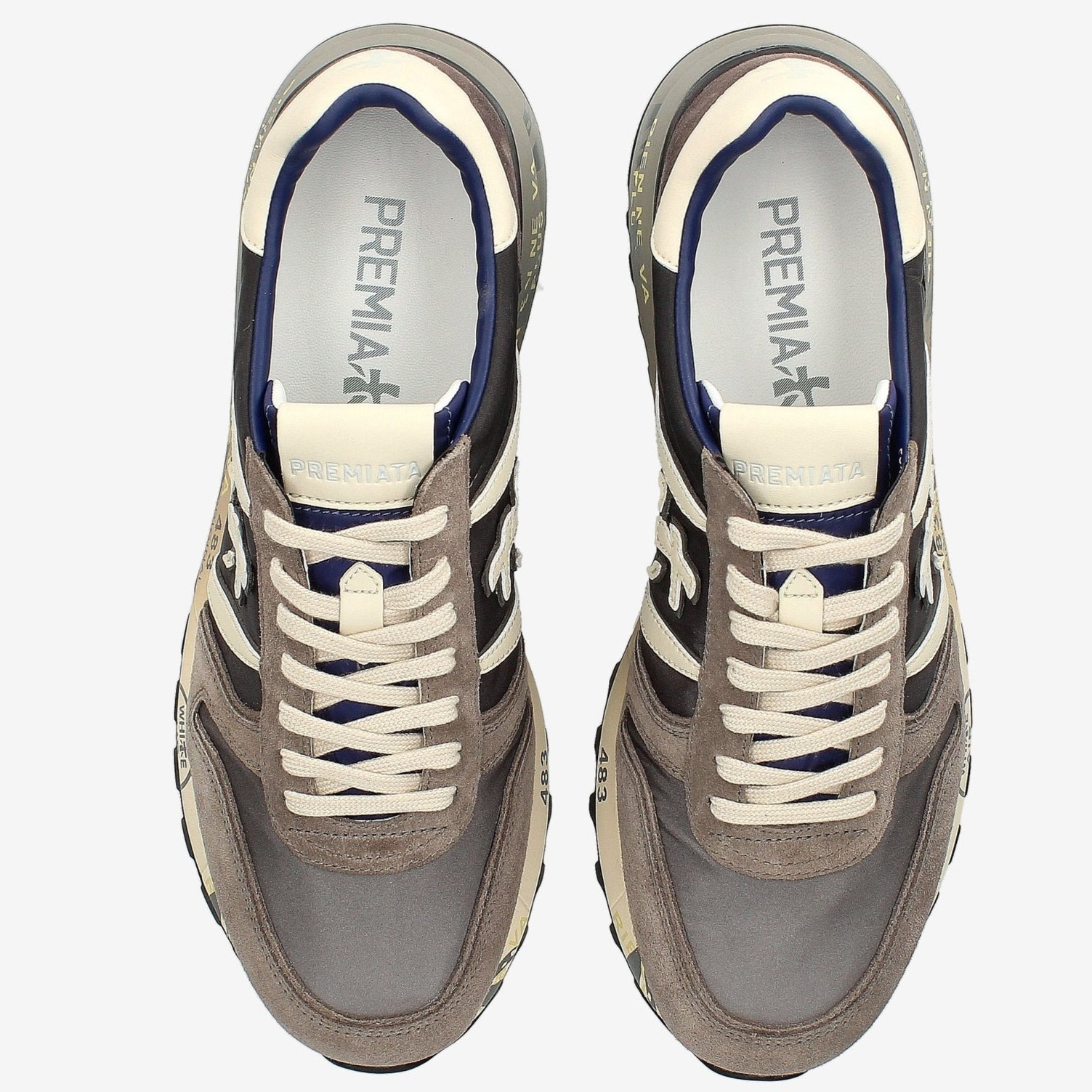 PREMIATA Scarpe Uomo LANDER VAR 6906 Grey (2)