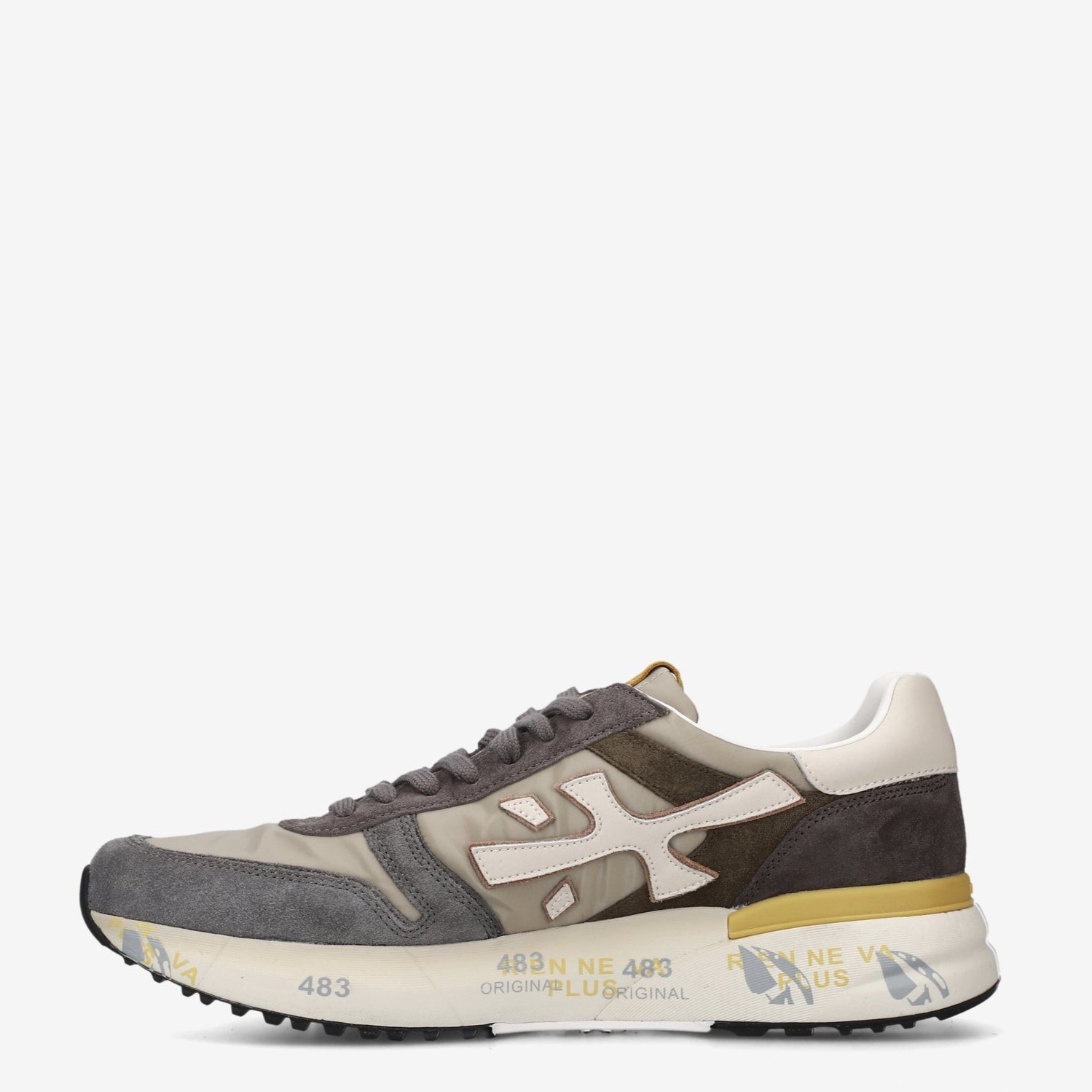 PREMIATA Scarpe Uomo MICK VAR 7713 Grey Beige (3)