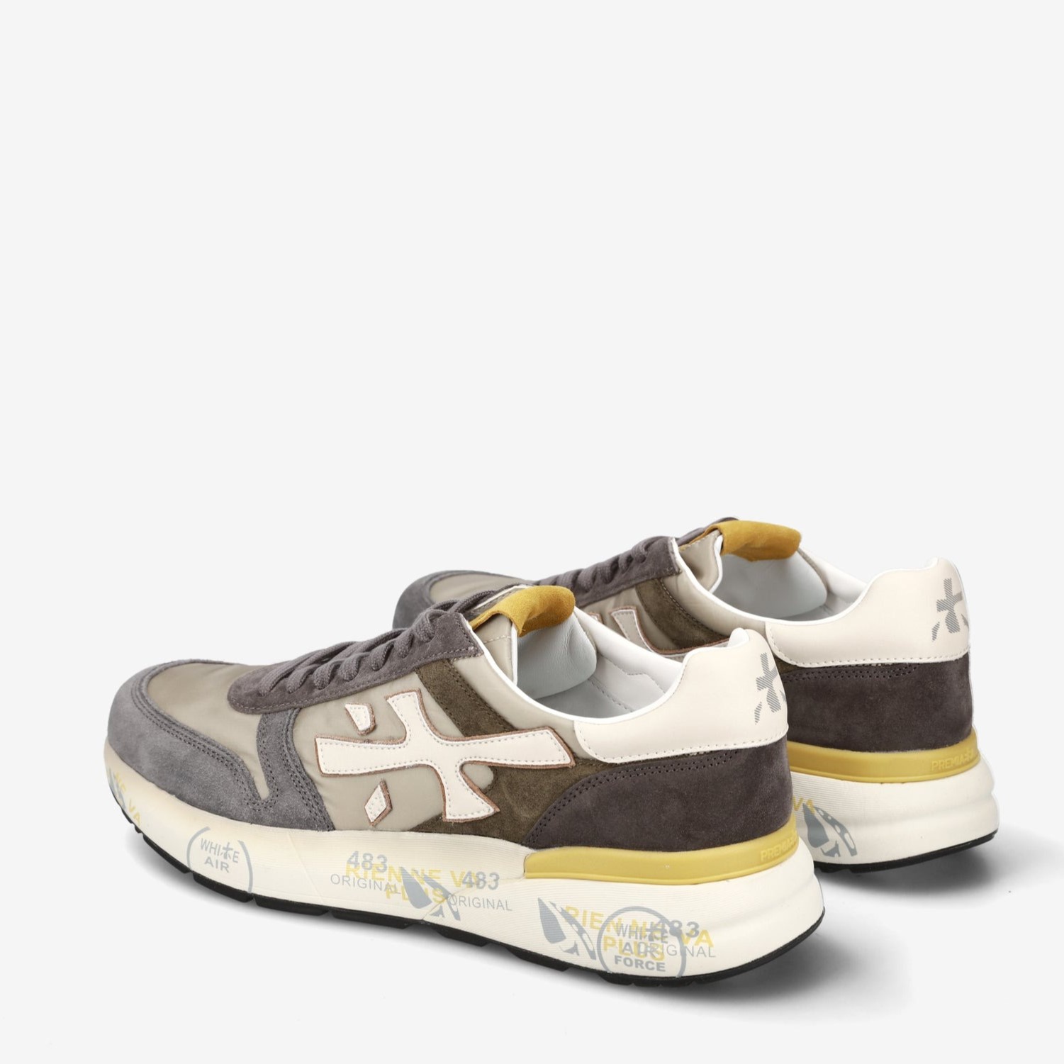 PREMIATA Scarpe Uomo MICK VAR 7713 Grey Beige (5)