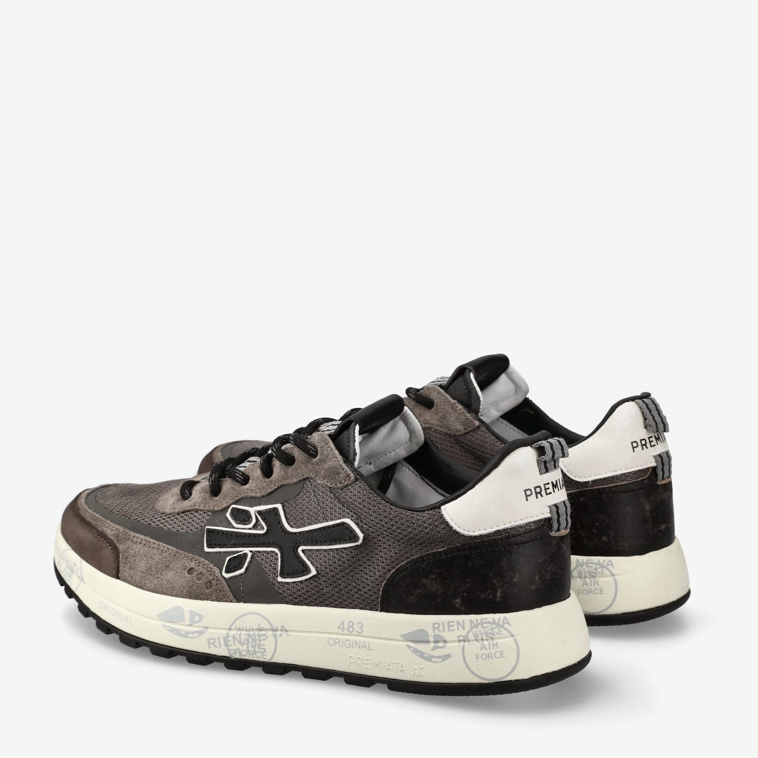 PREMIATA Scarpe Uomo NOUS VAR 7725 Dark Grey (2)