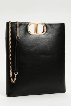 TWINSET  Borsa Shopper Lila 252TD8090 Nero