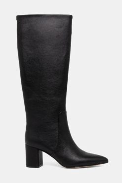 TWINSET Stivali alti Donna in Pelle 252TGT160 Nero