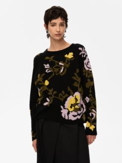 I BLUES Maglia Intarsiata Donna ZARDA Nero