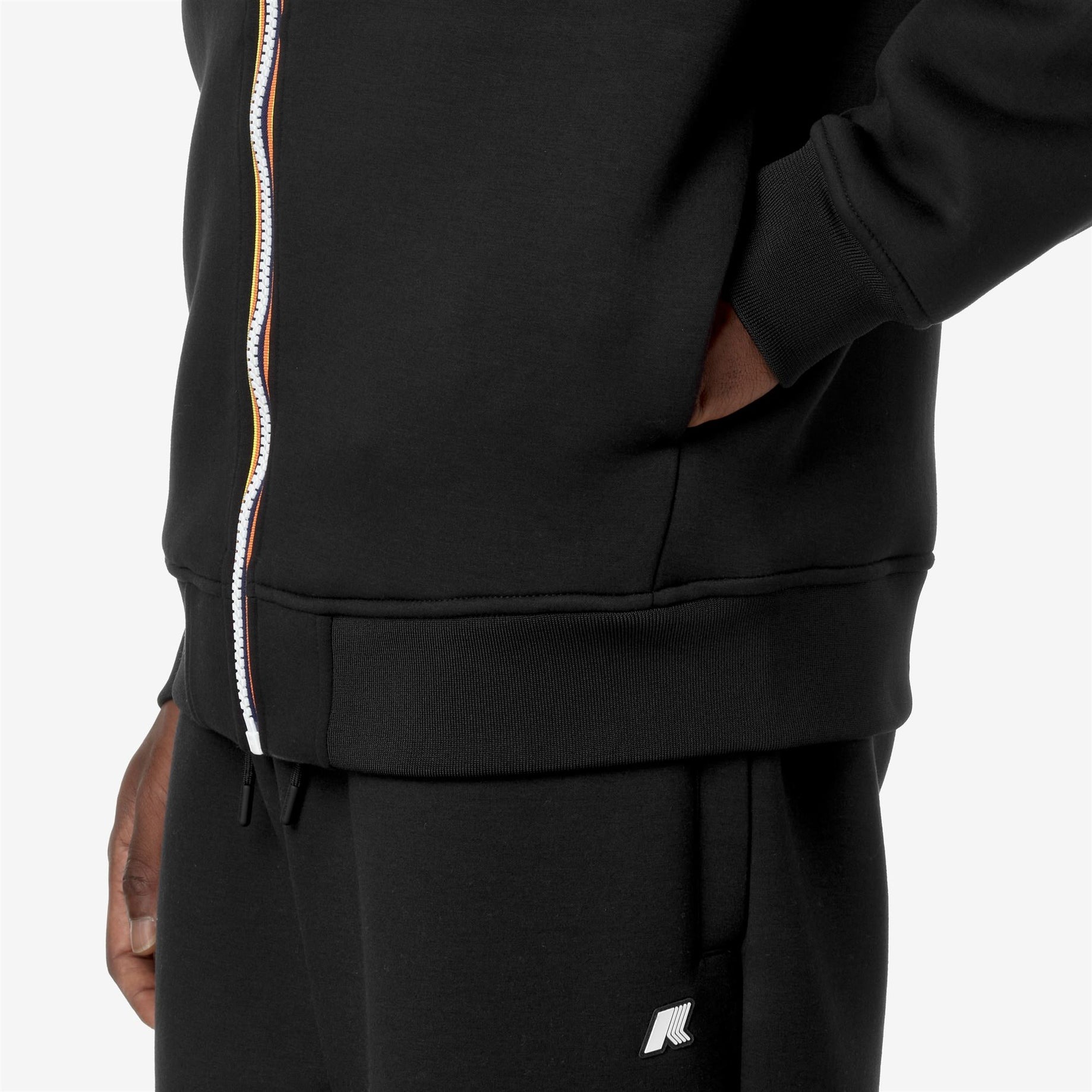 K-WAY Felpa Uomo RAINER SPACER K2141DW Black Pure USY (10)