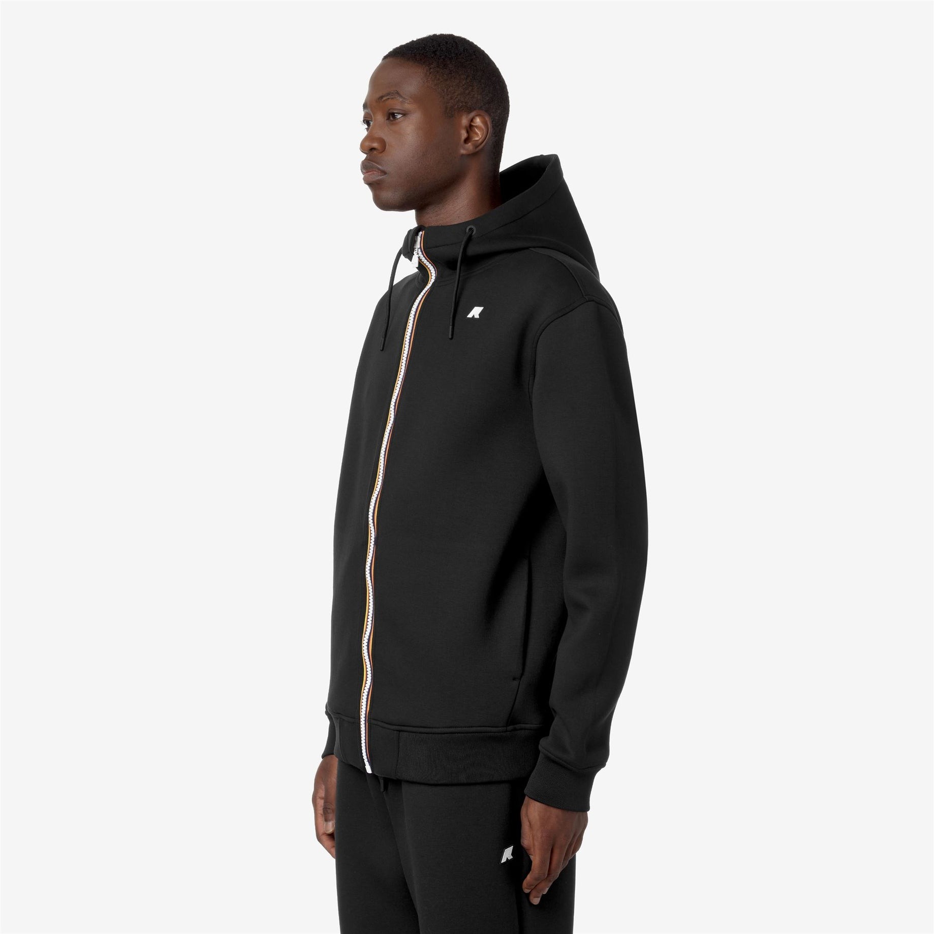 K-WAY Felpa Uomo RAINER SPACER K2141DW Black Pure USY (8)