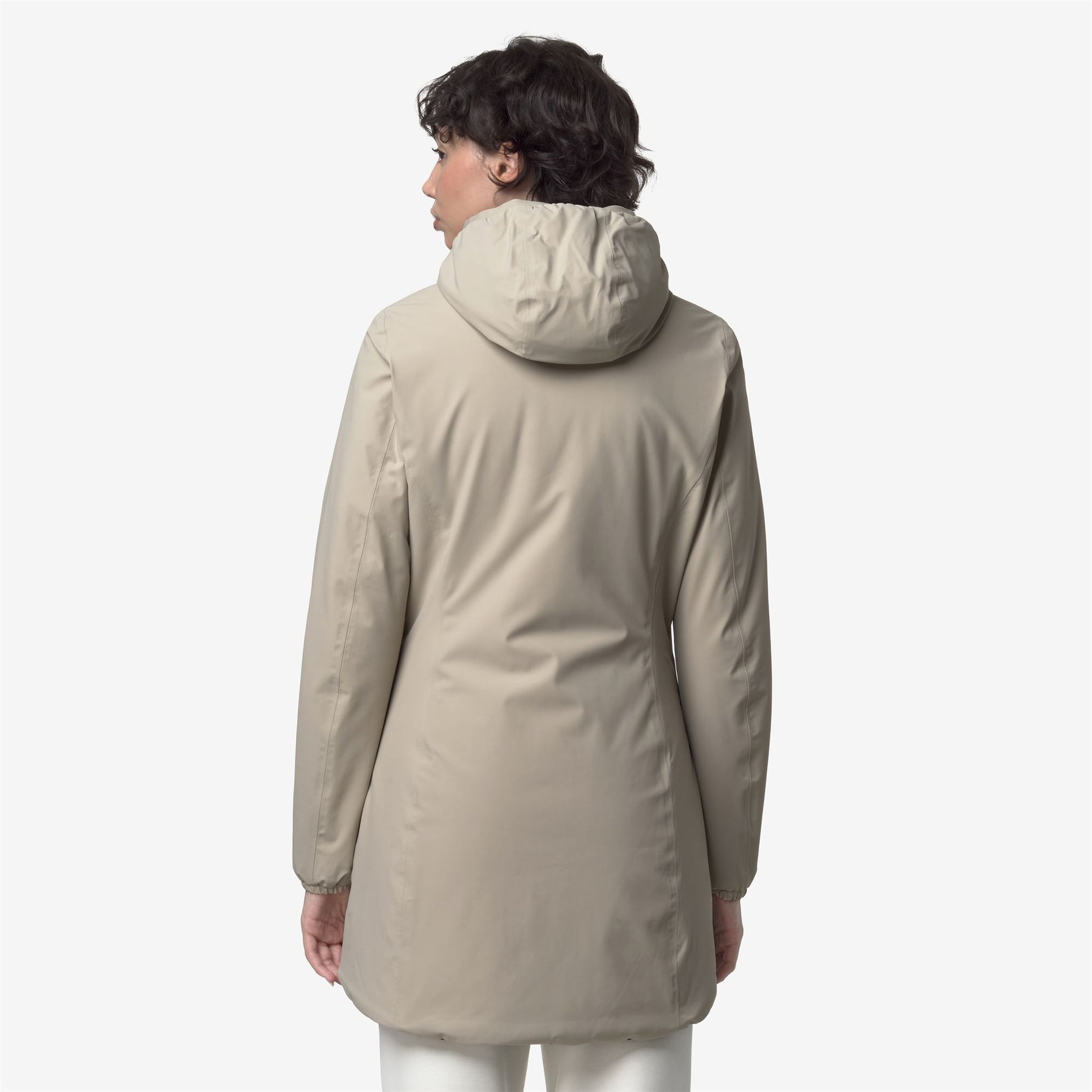 K-WAY Giaccone Donna DENISE ST WARM DOUBLE K6128UW Beige Cashmere Black Pure BCF (3)