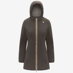 K-WAY Giaccone Donna DENISE ST WARM DOUBLE K6128UW Black Olive Green Oak B42