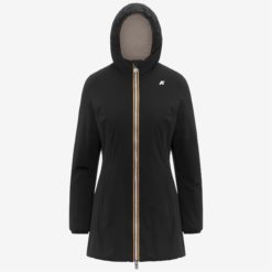 K-WAY Giaccone Donna DENISE ST WARM DOUBLE K6128UW Black Pure Beige Cashmere BC9