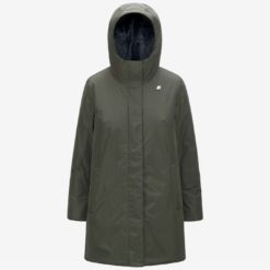 K-WAY Giaccone Donna SOPHIE SOFT TOUCH MARMOTTA K71326W Green B Blue A AL7