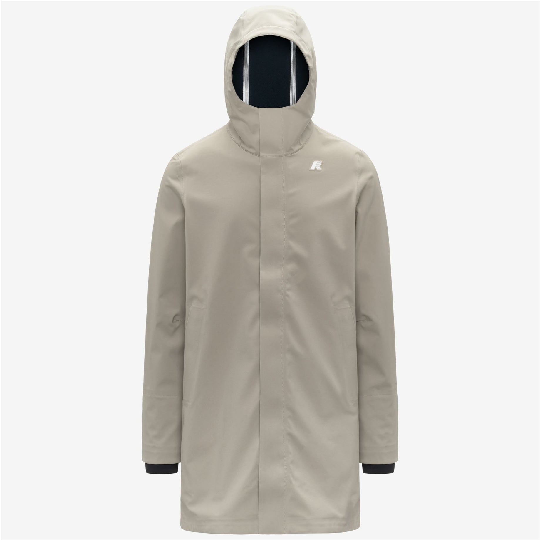 K-WAY Giaccone Uomo THOMAS BONDED K7126WW Beige Cashmere Blu Depth B2A (1)