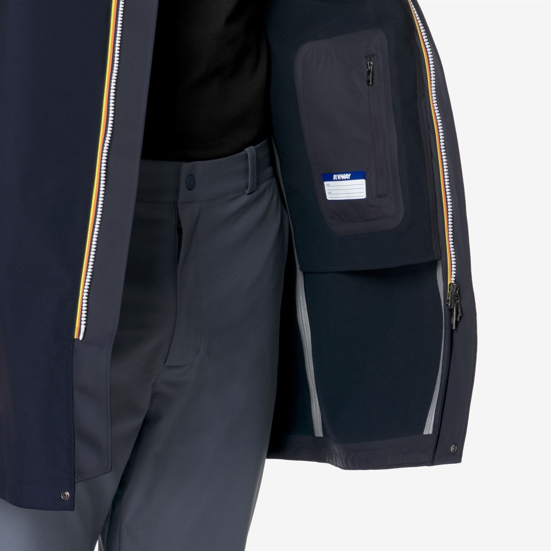 K-WAY Giaccone Uomo THOMAS BONDED K7126WW Blue Depht Blue Depht A2B (5)