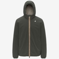 K-WAY Giubbino Uomo JACK ST WARM DOUBLE K6128VW Green Blackish Green Oak B2P