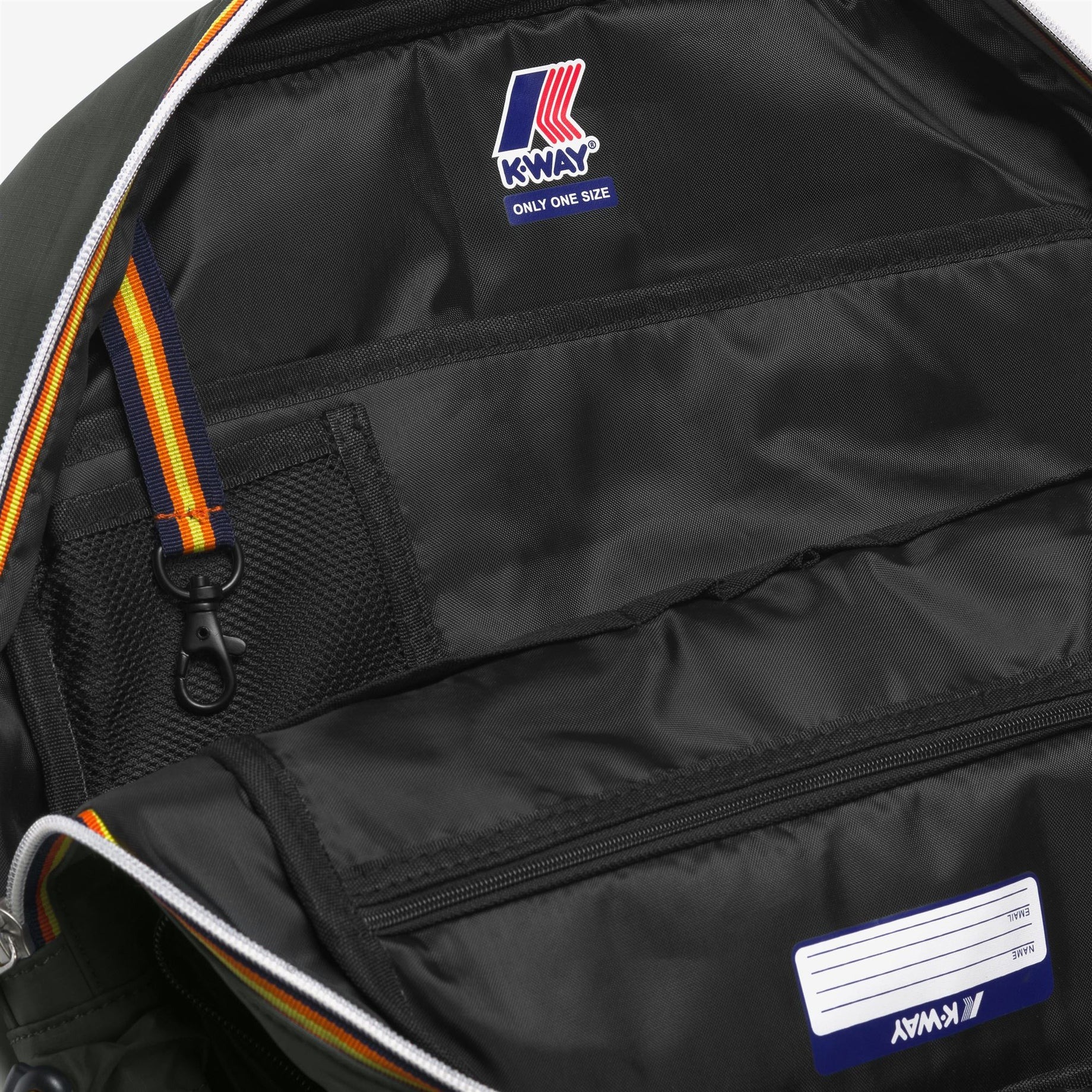 K-WAY Zaino Uomo GIZY K4112XW Green Blackish WMR (3)