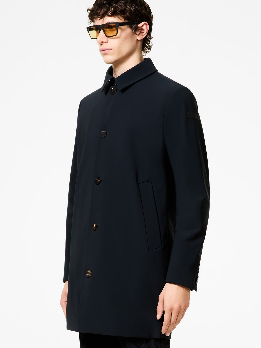 RRD Roberto Ricci Designs Cappotto Uomo Surflex Winter Thermo Coat Jkt W25043 Blue Black 60 (5)
