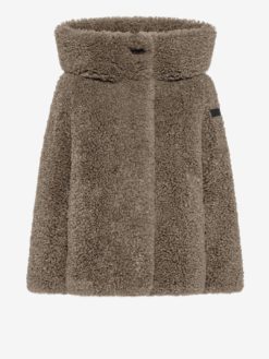 RRD Roberto Ricci Designs Giaccone Donna Lamb Hybrid Hood Wom Jkt W25572 Tabacco 87