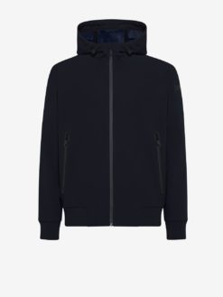 RRD Roberto Ricci Designs Giubbino Uomo Surflex Winter Thermo Hood Zip Jkt W25044 Blue Black 60
