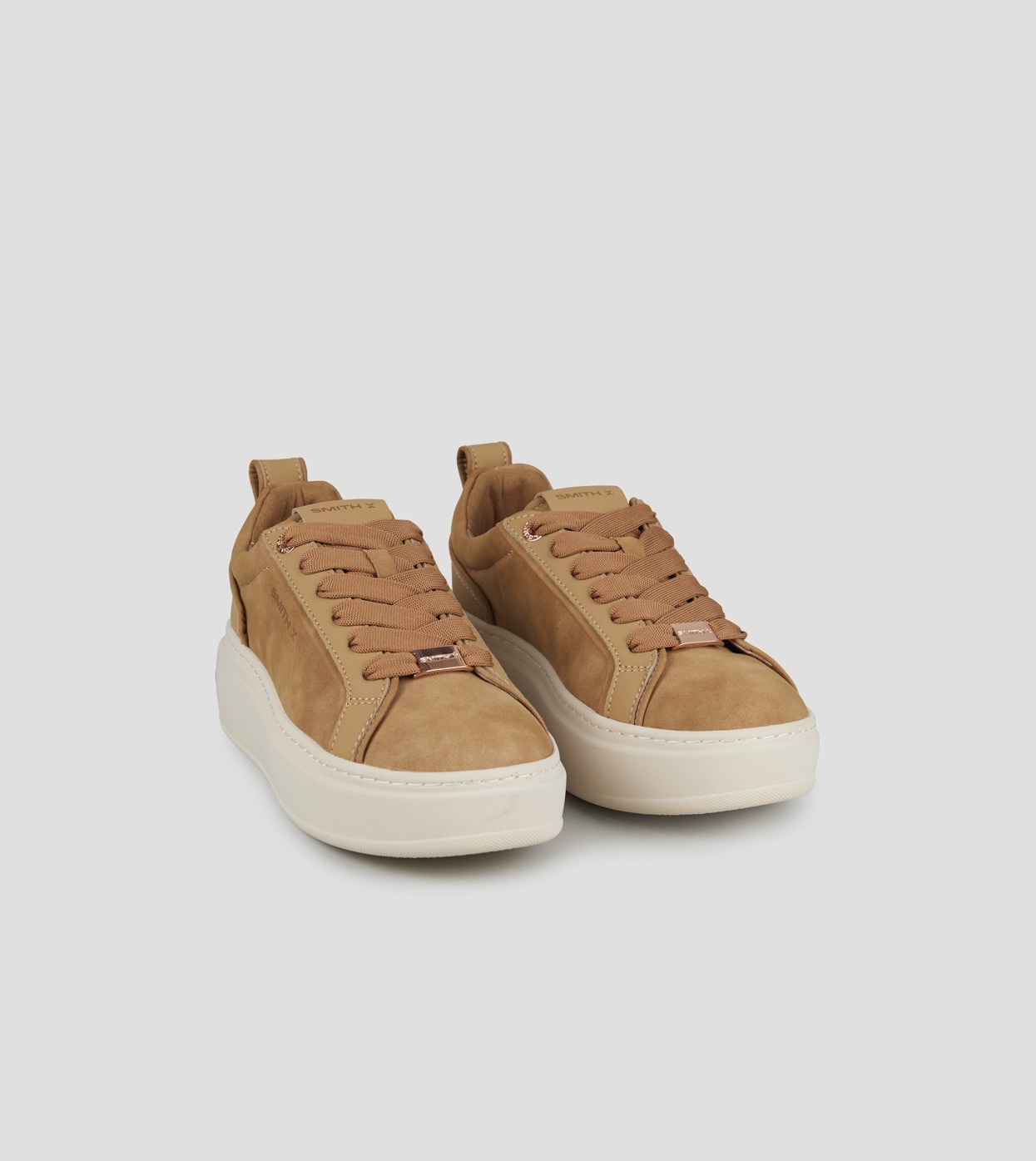 SMITH X Sneakers STONE HIGH WOMAN SXBCHSW9503CNG Cognac (3)