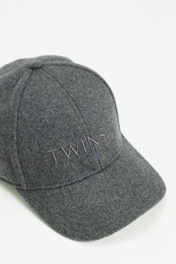 TWINSET Cappello baseball 252TA4430 Medium Large Grey
