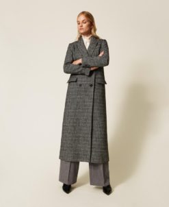 TWINSET Cappotto lungo 252TT2041 Brown Gold