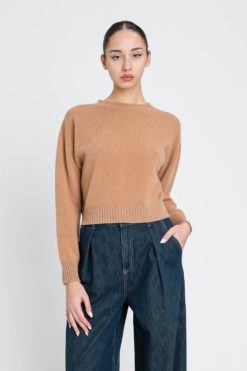 TWINSET Maglia Lana 252TP3580 Iced Coffe Oro