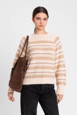 TWINSET Maglia a righe Alpaca 252TT3071 Alpaca lurex