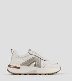 ALEXANDER SMITH Sneakers LIVERPOOL WOMAN ASBCLPW2174FSV Off White Silver
