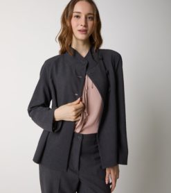 ALESSIA SANTI Giacca Doppiopetto 521SD35017 Lavagna