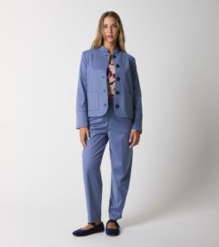 ALESSIA SANTI Giacca collo Coreana 521SD35069 Onda