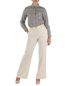 ALESSIA SANTI Pantalone Donna Flare viscosa 521SD25018 Burro