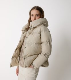 ALESSIA SANTI Piumino Donna Corto in Nylon 521SD35061 Beige