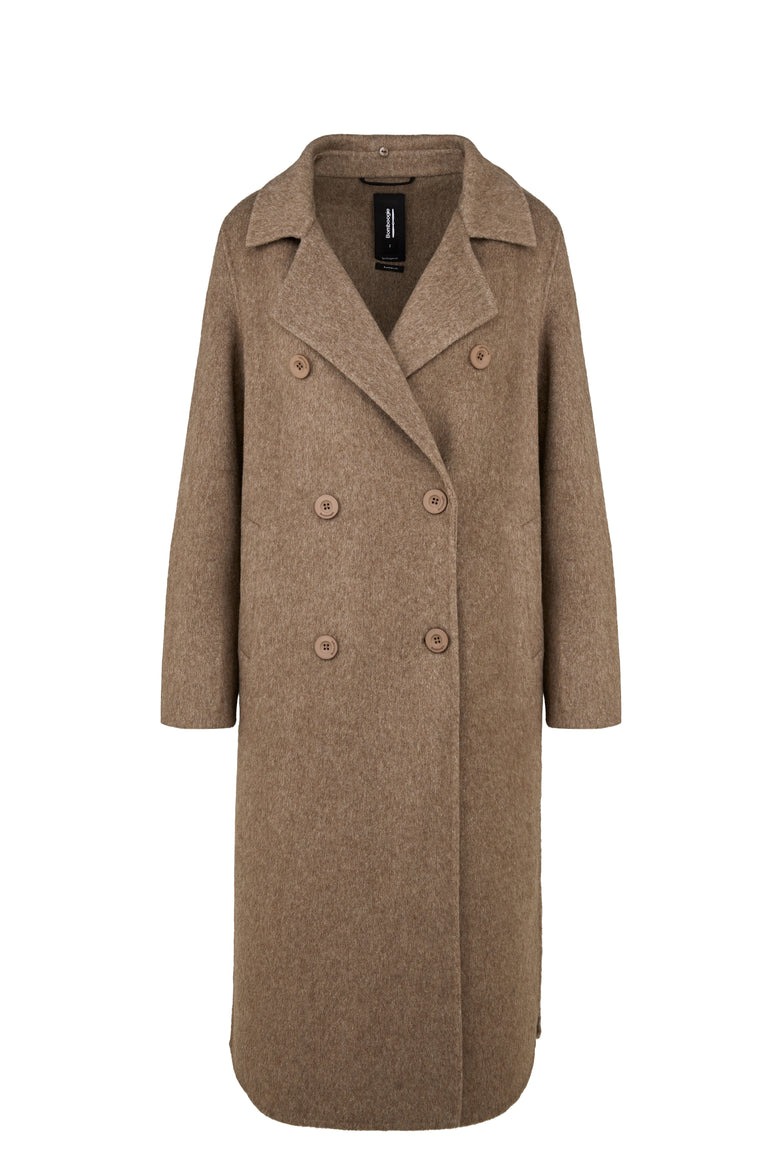 BOMBOOGIE Cappotto lungo Donna CW9147TWLA5 Taupe 172 (3)