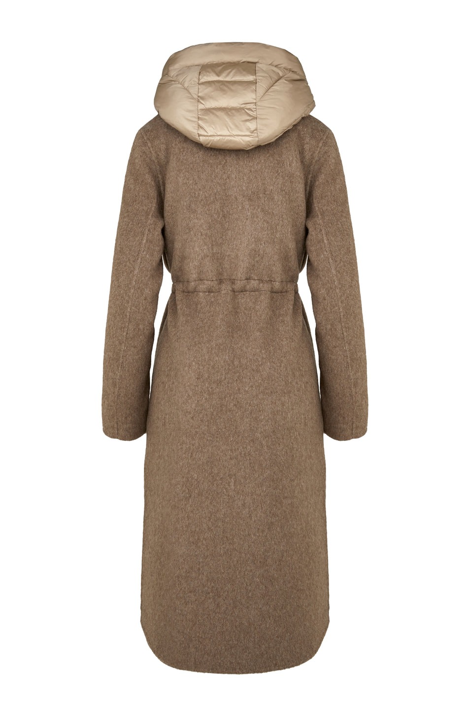 BOMBOOGIE Cappotto lungo Donna CW9147TWLA5 Taupe 172 (4)