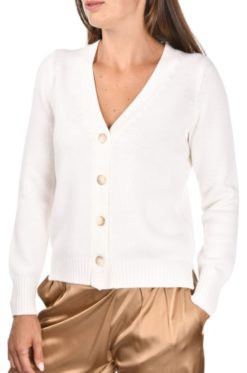GRAN SASSO Cardigan Donna 13206/14200 Panna 001