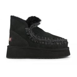 MOU Mini Eskimo Platform Boot Black