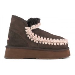 MOU Mini Eskimo Platform Boot Mocha