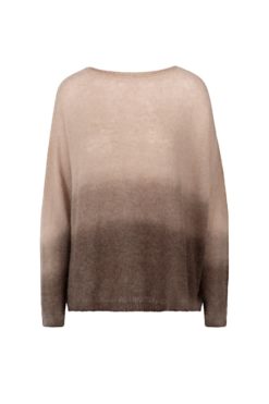 BOMBOOGIE Maglia Donna oversize MW9227TTAS5 Urban Bronze Crystal Grey 1056