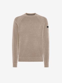 RRD Roberto Ricci Designs Maglia Uomo Velvet Round Knit W25132 Cream 32