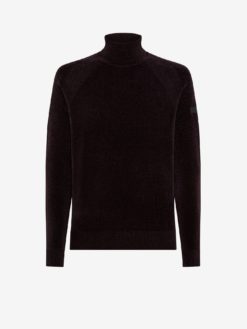 RRD Roberto Ricci Designs Maglia Uomo Velvet Turtleneck Knit W25133 Bordeaux 73