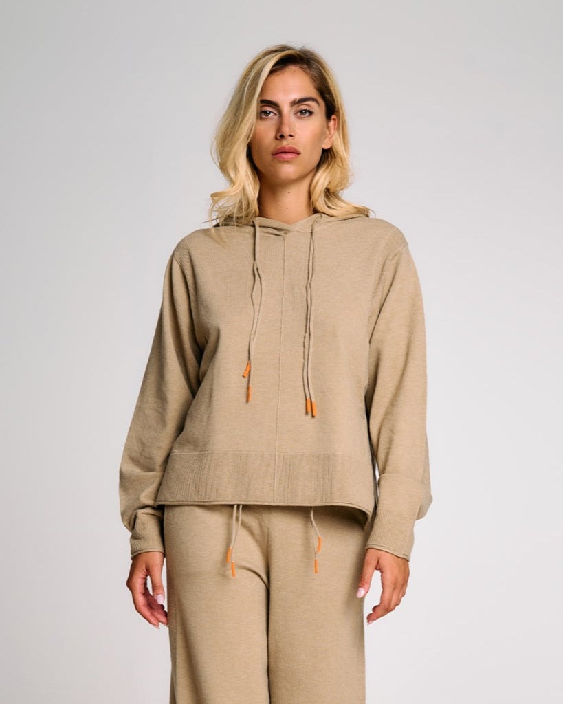 SUNS Felpa in maglia Donna Rigel MGS63030D Noce1