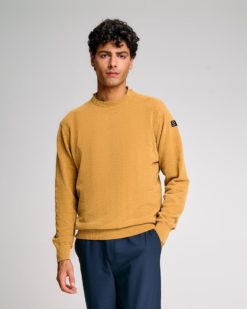 SUNS Maglia Uomo Carlos Ciniglia in filato effetto ciniglia MGS63007U Ocra