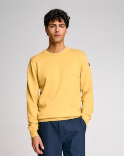 SUNS Maglia Uomo Girocollo Carlos Easy in filato morbido MGS63015U Ocra