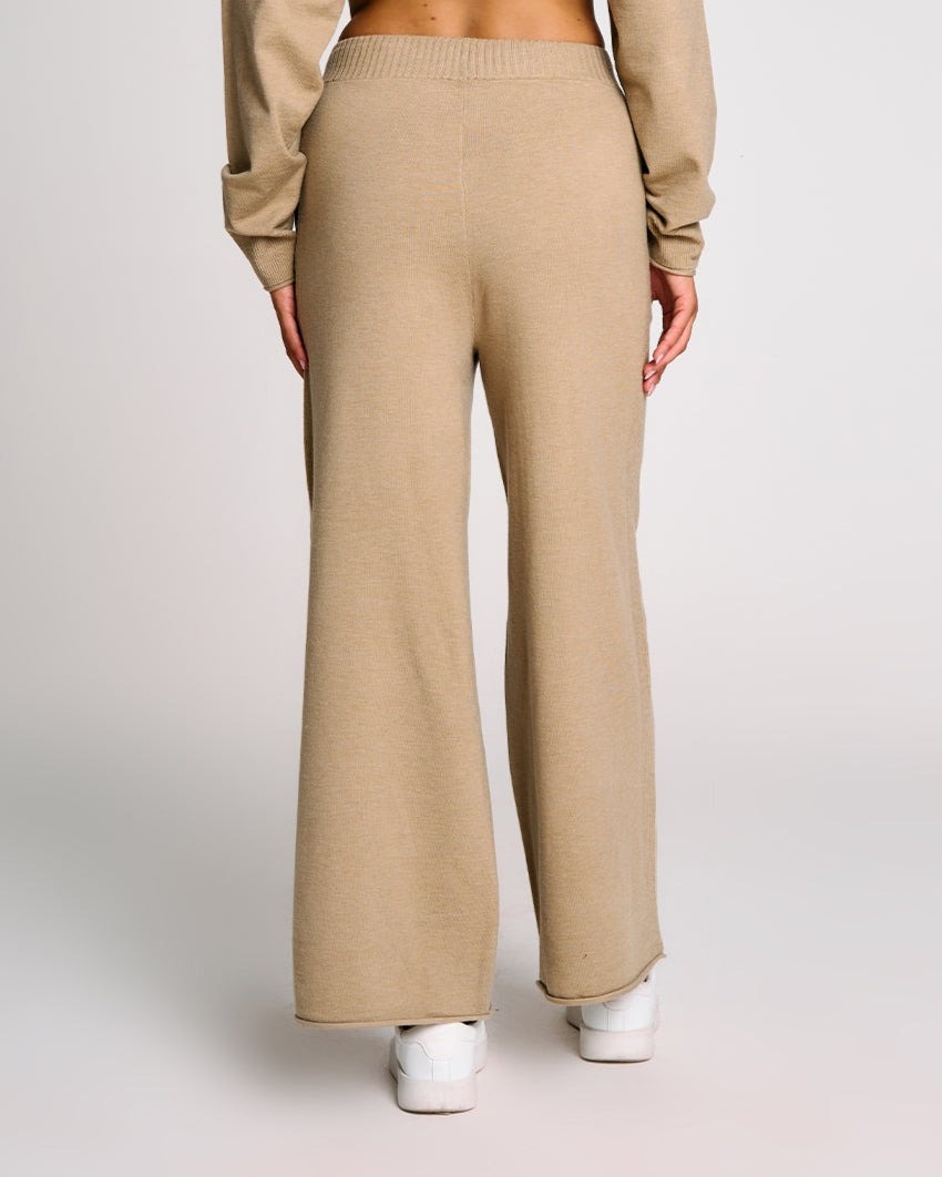 SUNS Pantaloni in maglia Donna Agamide Wool PGS63004D Noce3