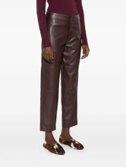 TWINSET Pantaloni Ecopelle 252TP2091 Coffee